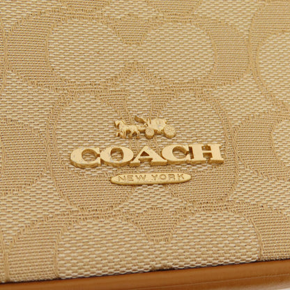 Coach Shoulder Bag F28959 Canvas Brown Signature Women