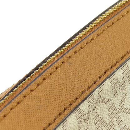 Michael Kors Shoulder Bag Pvc White Mk Signature Women