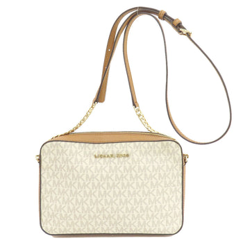 Michael Kors Shoulder Bag Pvc White Mk Signature Women