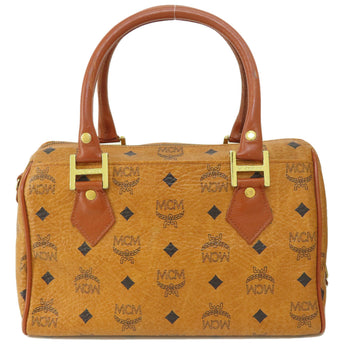 Mcm Boston Duffel Bag Pvc Brown Mini Boston Women