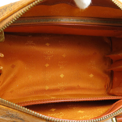 Mcm Boston Duffel Bag Pvc Brown Mini Boston Women