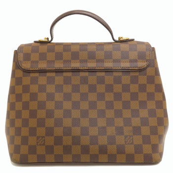 Louis Vuitton Handbag N41168 Damier Canvas Brown Bergamo Mm Damier Ebene