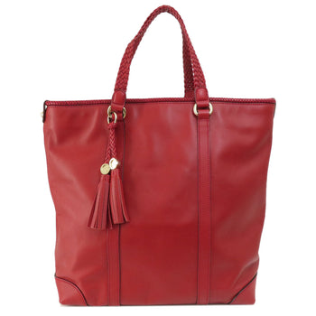 Gucci Tote Bag 336660 Leather Red Outlet Women