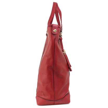 Gucci Tote Bag 336660 Leather Red Outlet Women