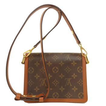 Louis Vuitton Shoulder Bag M45959 Monogram Reverse Brown Dauphine Mini Monogram