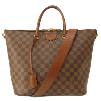 Louis Vuitton Tote Bag N63169 Damier Canvas Brown Belmont Damier Ebene