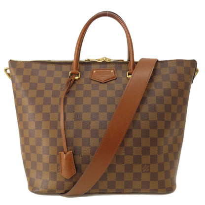 Louis Vuitton Tote Bag N63169 Damier Canvas Brown Belmont Damier Ebene
