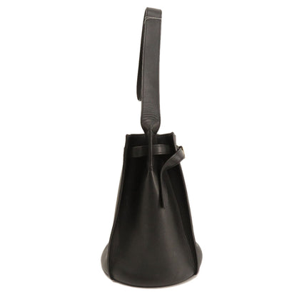 Celine Shoulder Bag Calfskin Black Big Bag Bucket Women