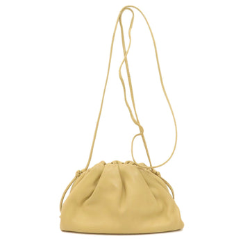 Bottegaveneta Shoulder Bag Calfskin Beige Gamaguchi Shoulder Women