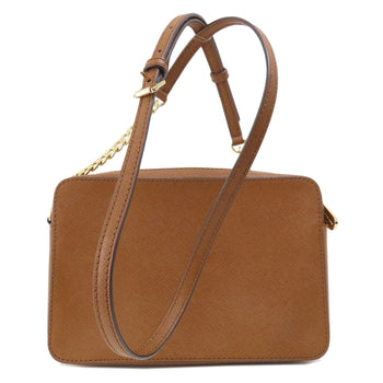 Michael Kors Shoulder Bag Pvc Brown Logo Women