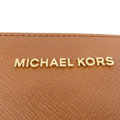 Michael Kors Shoulder Bag Pvc Brown Logo Women