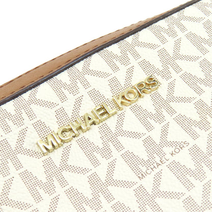 Michael Kors Shoulder Bag Pvc White Mk Signature Women