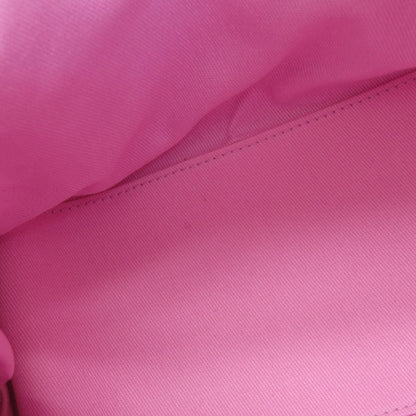 Salvatore Ferragamo Handbag Canvas Pink Logo Women