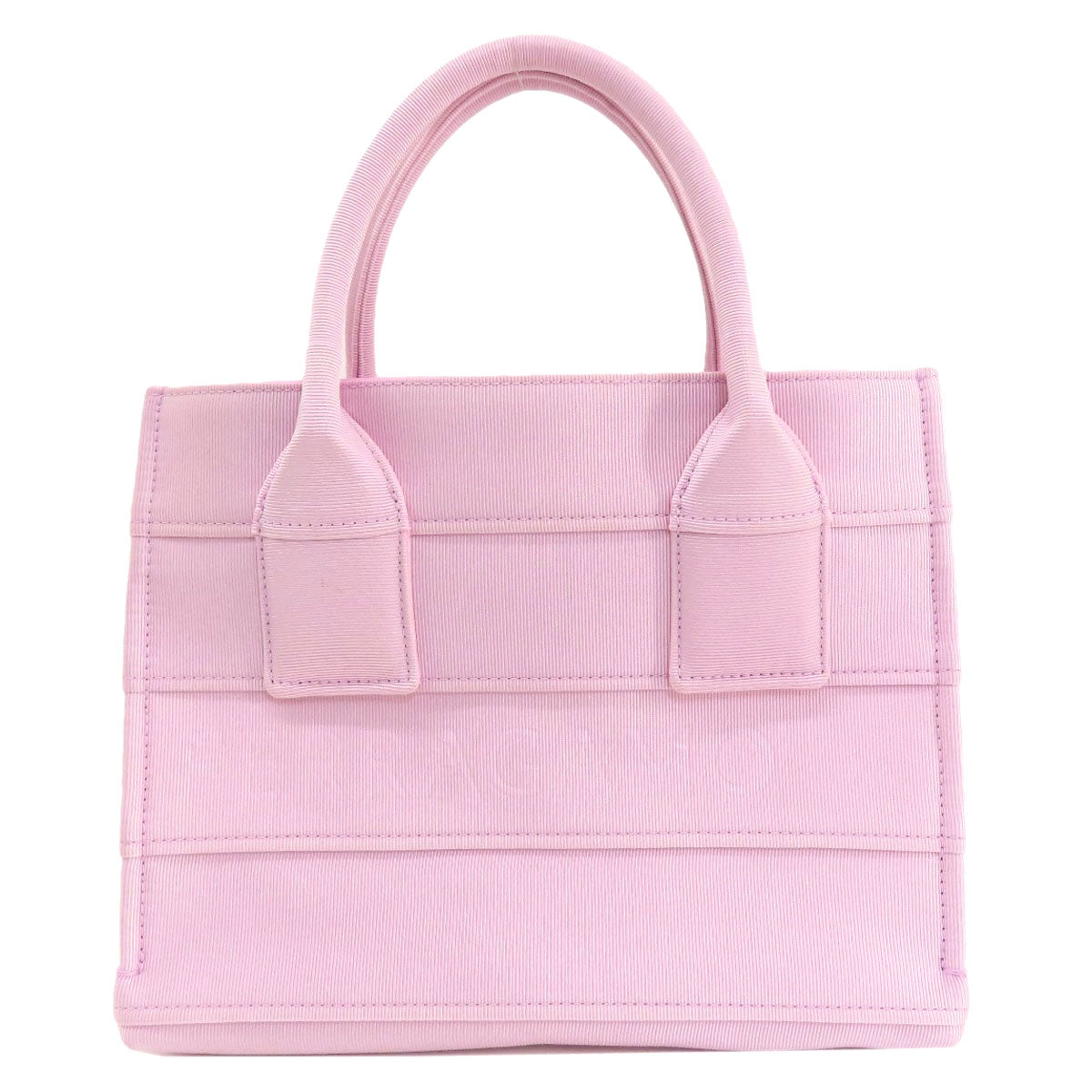 Salvatore Ferragamo Handbag Canvas Pink Logo Women