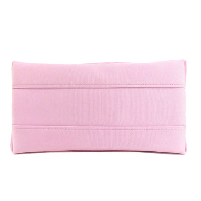 Salvatore Ferragamo Handbag Canvas Pink Logo Women