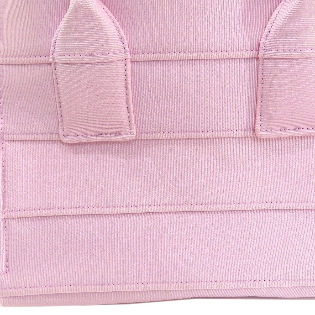 Salvatore Ferragamo Handbag Canvas Pink Logo Women