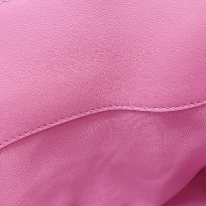 Salvatore Ferragamo Handbag Canvas Pink Logo Women