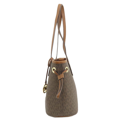 Michael Kors Tote Bag Pvc Brown Mk Signature Women