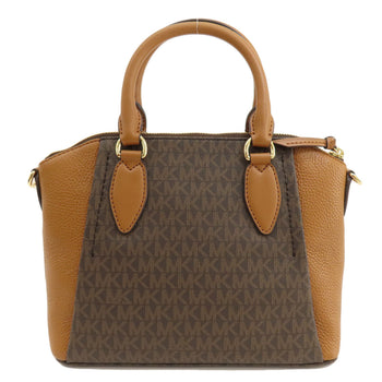 Michael Kors Handbag Pvc Brown Mk Signature 2Way Women