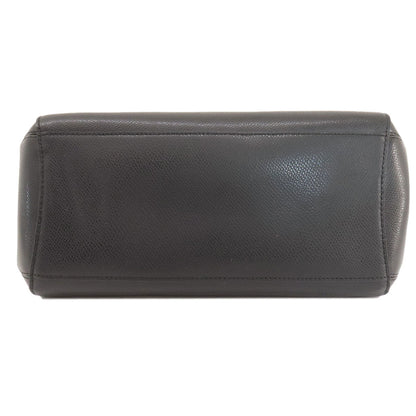 Coach Handbag F34835 Pvc Black Logometal 2Way Women