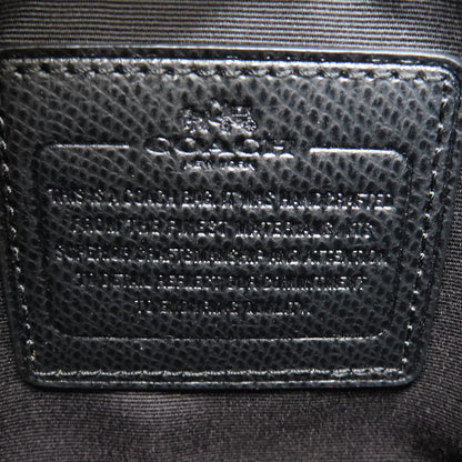 Coach Handbag F34835 Pvc Black Logometal 2Way Women