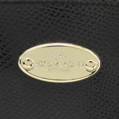 Coach Handbag F34835 Pvc Black Logometal 2Way Women