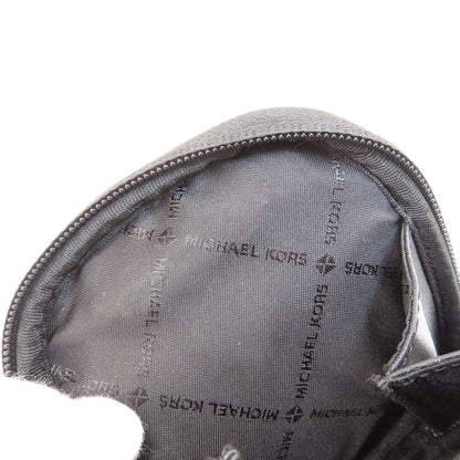 Michael Kors Shoulder Bag Canvas Black Mk Signature Women