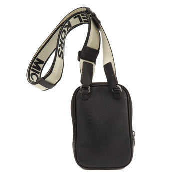 Michael Kors Shoulder Bag Canvas Black Mk Signature Women