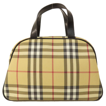 Burberry Handbag Pvc Beige Nova Check Women