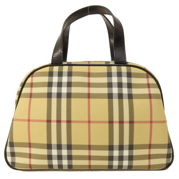 Burberry Handbag Pvc Beige Nova Check Women