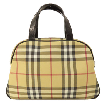 Burberry Handbag Pvc Beige Nova Check Women