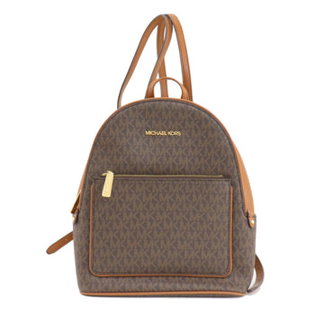 Michael Kors Backpack Pvc Brown Mk Signature Women