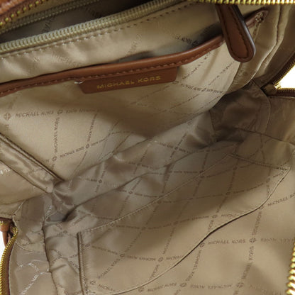Michael Kors Backpack Pvc Brown Mk Signature Women