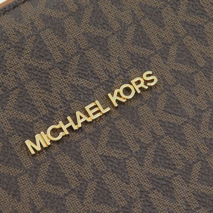 Michael Kors Backpack Pvc Brown Mk Signature Women