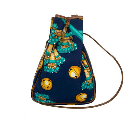 Loewe Shoulder Bag Canvas Navy