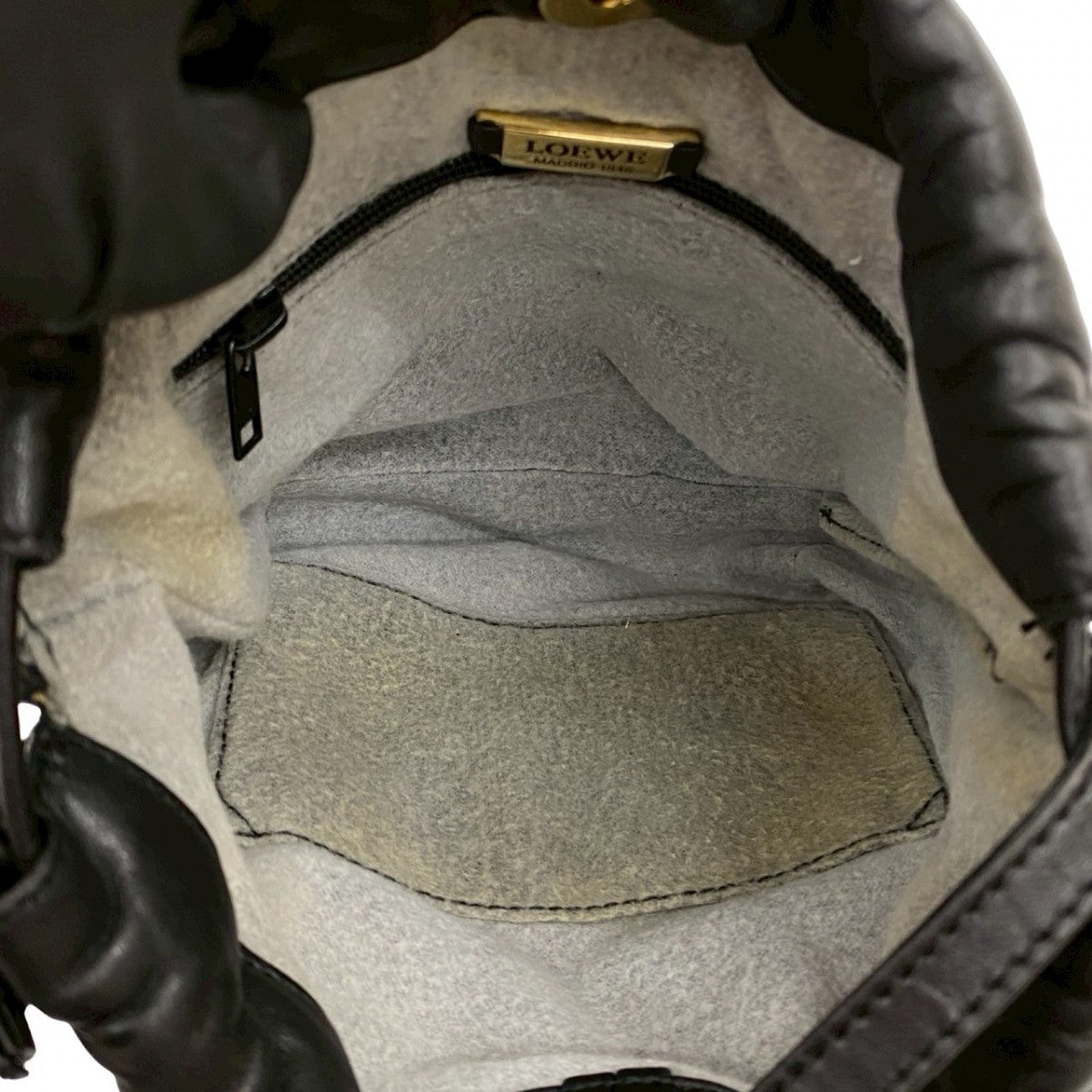 Loewe Shoulder Bag Leather Black