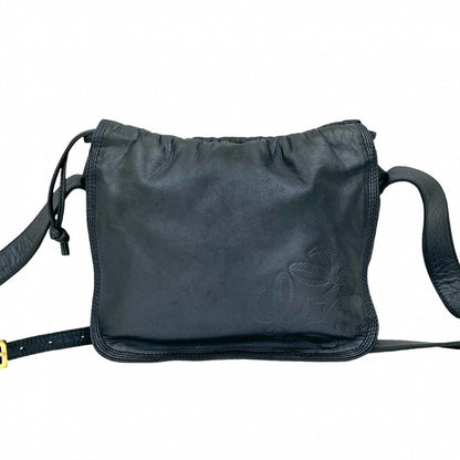 Loewe Shoulder Bag Leather Navy