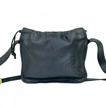 Loewe Shoulder Bag Leather Navy