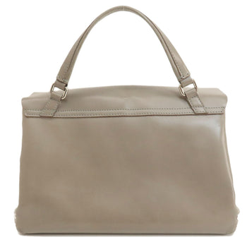 Zanellato Handbag Leather Gray 2Way
