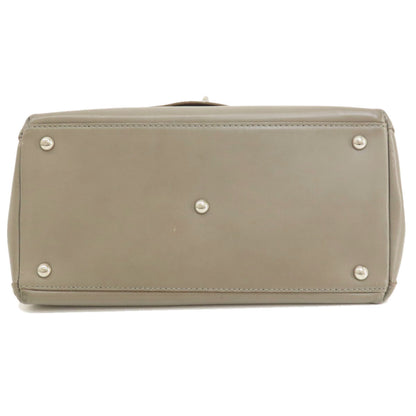 Zanellato Handbag Leather Gray 2Way