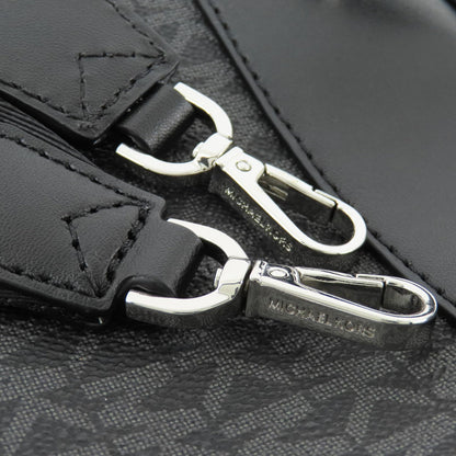 Michael Kors Handbag Pvc Black Mk Signature 2Way Women