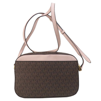 Michael Kors Shoulder Bag Pvc Brown Mk Signature Women
