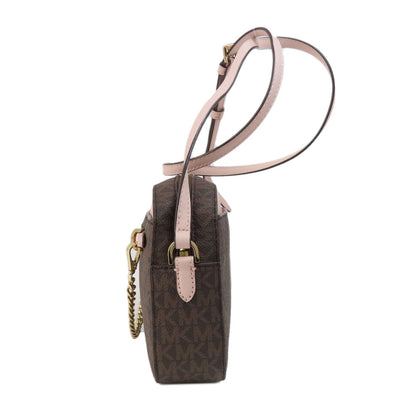Michael Kors Shoulder Bag Pvc Brown Mk Signature Women