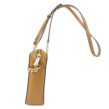 Michael Kors Shoulder Bag Pvc Ocher Logo