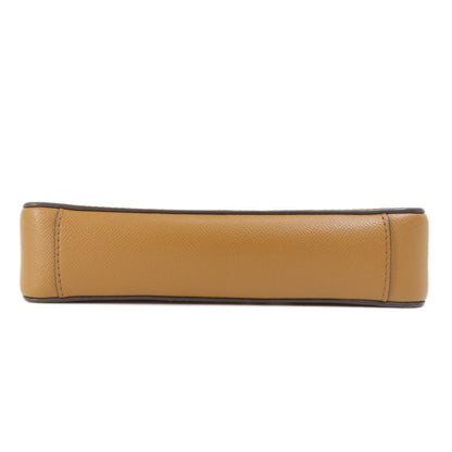 Michael Kors Shoulder Bag Pvc Ocher Logo