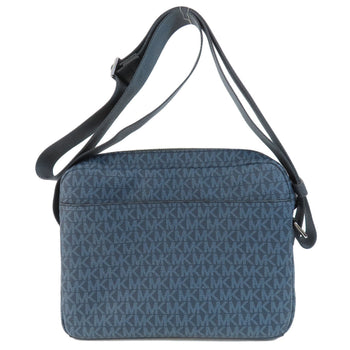 Michael Kors Shoulder Bag Pvc Blue Mk Signature Women