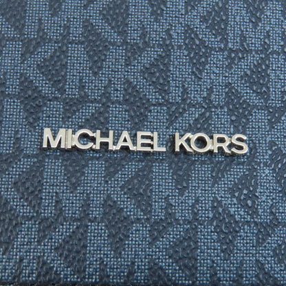 Michael Kors Shoulder Bag Pvc Blue Mk Signature Women