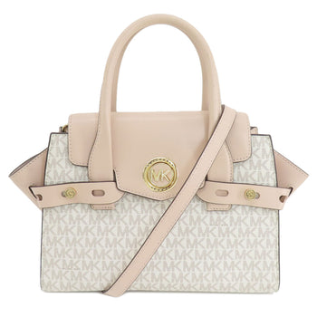 Michael Kors Handbag Pvc White Carmen 2Way Women