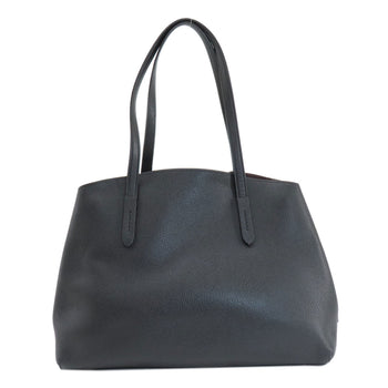 Coach Tote Bag 52547 Leather Black Logo Women