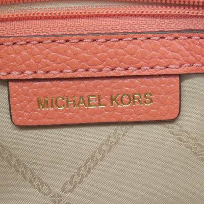Michael Kors Shoulder Bag Leather Pink Logo Women